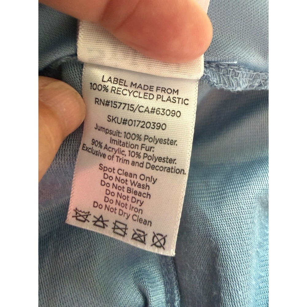 Disney Winnie the Pooh Eeyore Jumpsuit Costume Pajamas Blue L/XL - Picture 11 of 14